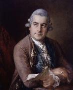 Thomas Gainsborough Portrait of Johann Christian Bach oil
